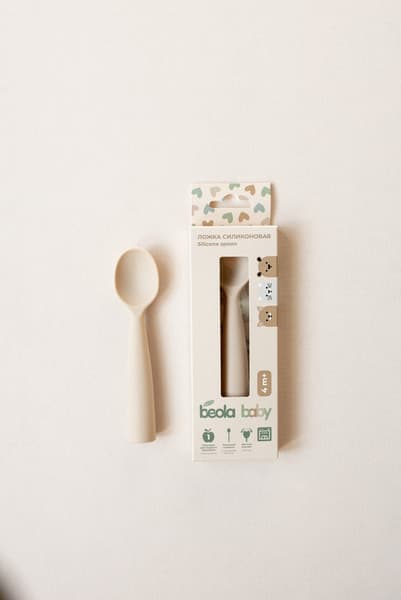 Ложка для кормления Beola baby Силиконовая / HS-02 3