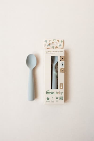 Ложка для кормления Beola baby Силиконовая / HS-02 2