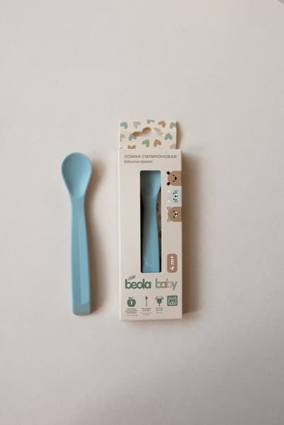 Ложка для кормления Beola baby Силиконовая / HS-02/L 2