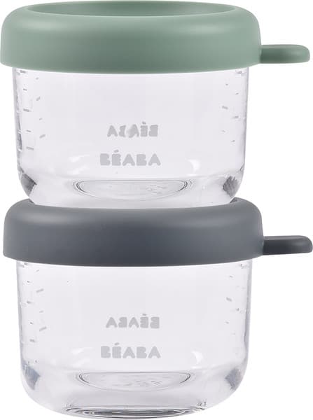 Набор контейнеров для детского питания Beaba Lot De 2 Portion Verre 914016 2