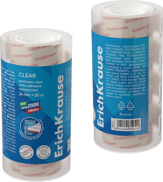 Скотч Erich Krause Clear / 63574 4