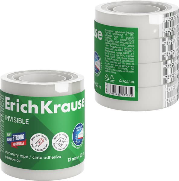Скотч Erich Krause Invisible / 63577 4