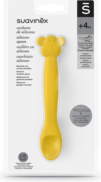 Ложка для кормления Suavinex Monkey Yellow S Monkey Spoon Yellow L3 IT 401353 3