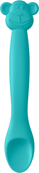 Ложка для кормления Suavinex Monkey Green S Monkey Spoon Green L3 IT 401354