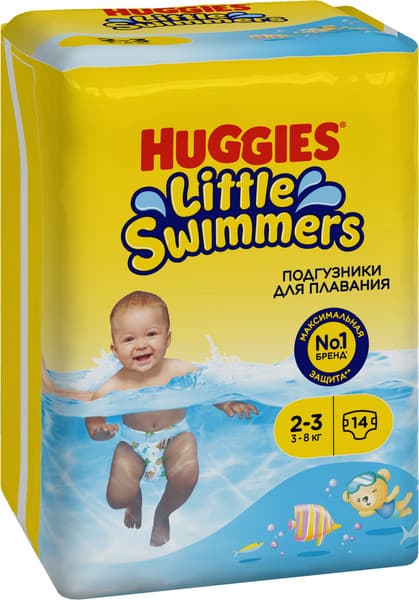 Подгузники детские Huggies Little Swimmers 2-3 2