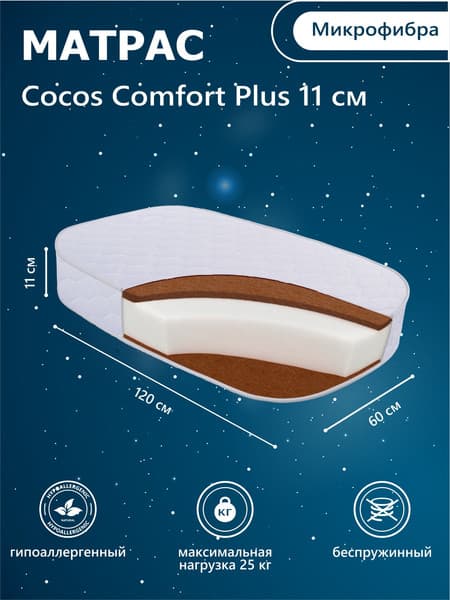 Матрас в кроватку Sweet Baby Cocos Comfort Plus Barocco, Palermo 5
