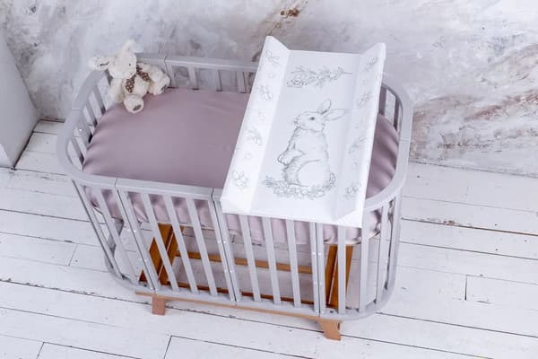 Доска пеленальная Sweet Baby Foresta Magica New Grigio Oliva на кроватку 79x45 6