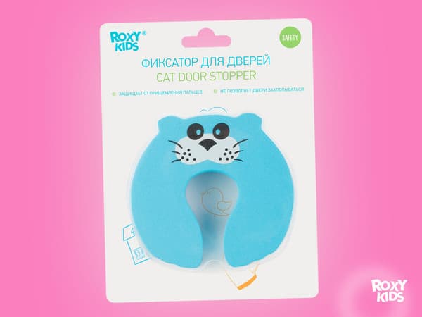 Дверной стоппер ROXY-KIDS Кот. Этиленвинилацетат / RDF-003 2
