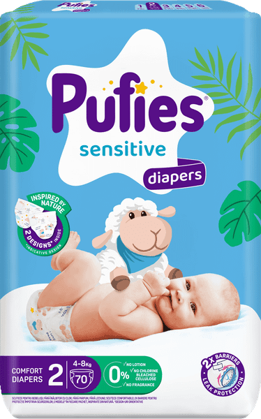 Подгузники детские Pufies Sensitive Mini 4-8кг