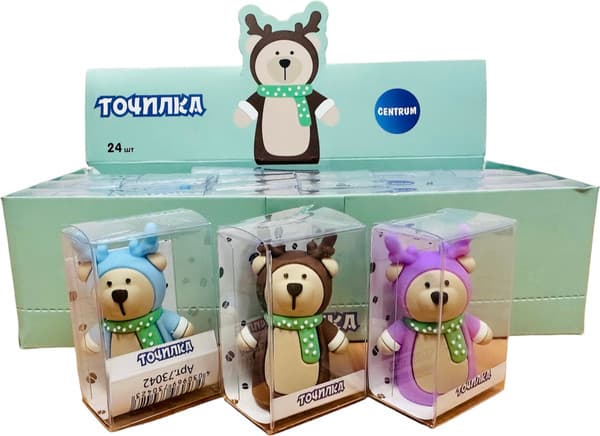 Точилка Centrum Мишка / 73042 2