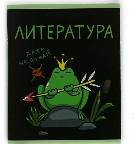 Тетрадь предметная Listoff Жабка. Литература / ТТ2Л489375 2
