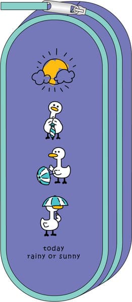 Пенал ArtSpace Goose And Umbrella / Sch_65193