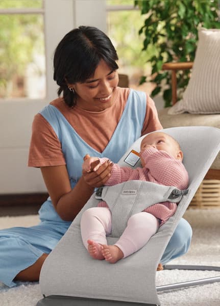 Детский шезлонг BabyBjorn Bliss Woven 0060.29 2