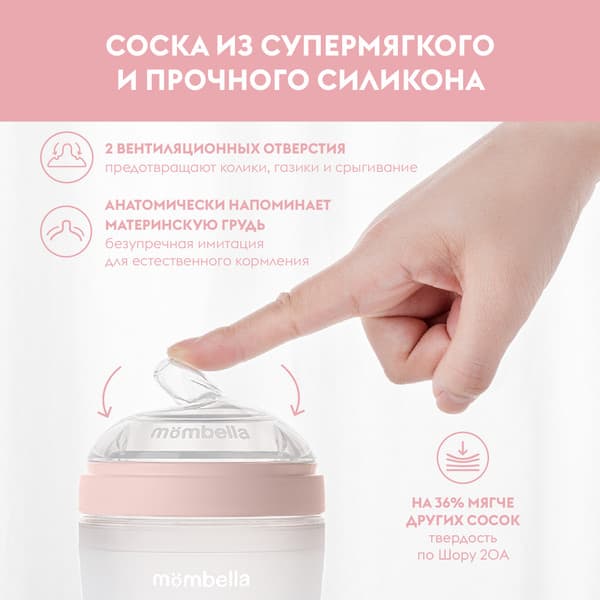 Бутылочка для кормления Mombella 8138 6