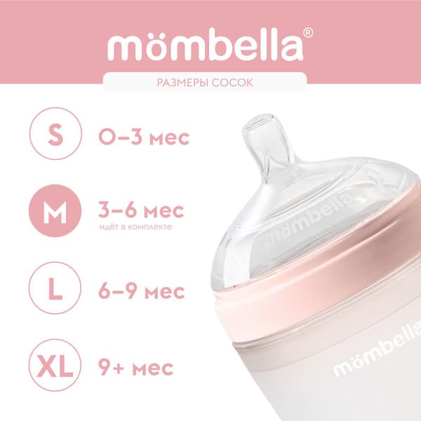 Бутылочка для кормления Mombella 8139 8