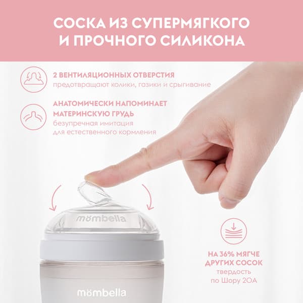 Бутылочка для кормления Mombella 8137 7