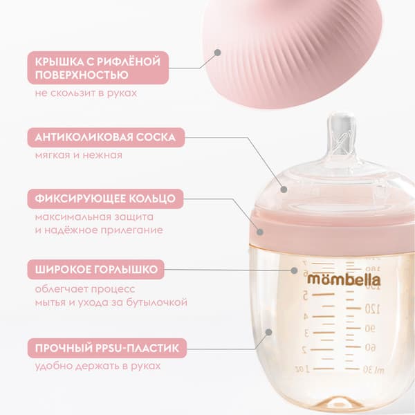 Бутылочка для кормления Mombella 8143 3