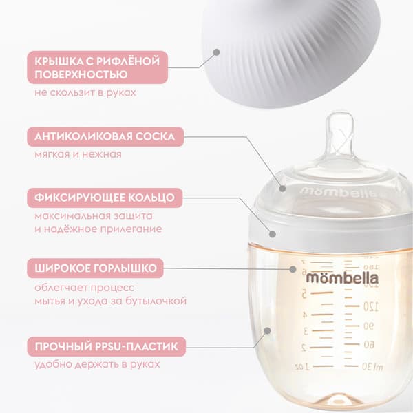 Бутылочка для кормления Mombella 8141 5