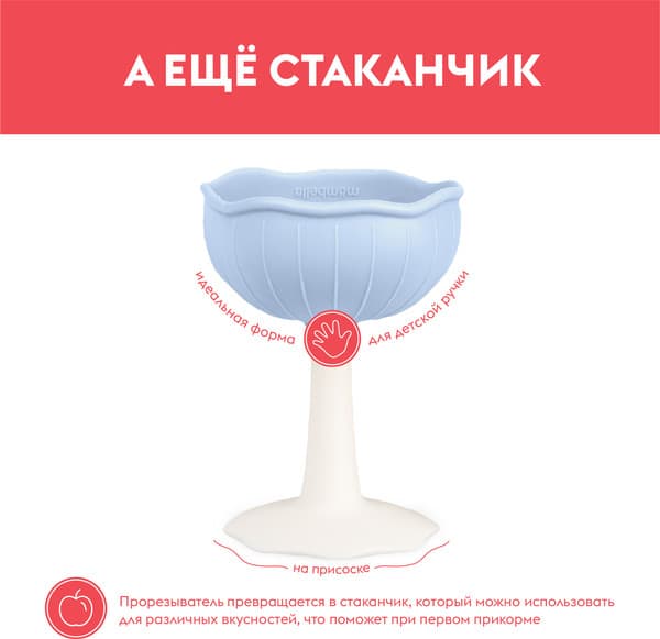Прорезыватель для зубов Mombella Грибочек / 00112 4