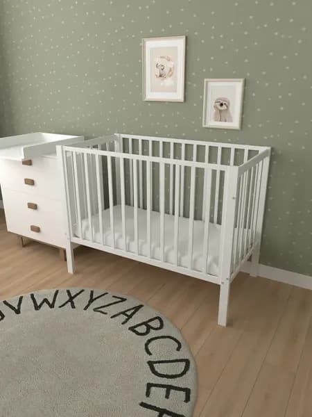 Детская кроватка СКВ 3190111 с матрасом Mio Tesoro NewBorn 4