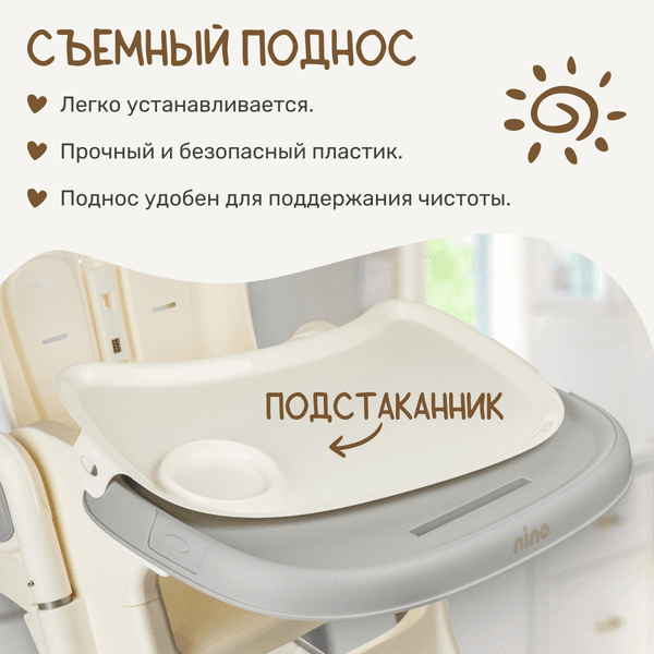 Стульчик для кормления NINO Banny 3