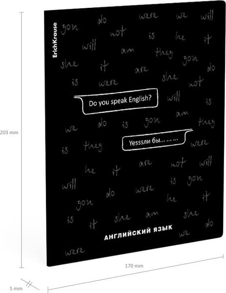 Тетрадь предметная Erich Krause Зри в корень. Английский язык / 59453 4