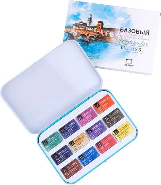 Акварельные краски Малевичъ Veroneze. Базовый / 630977