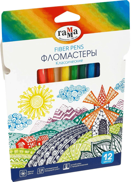 Фломастер-штамп ГАММА Классические / 130822_12 5