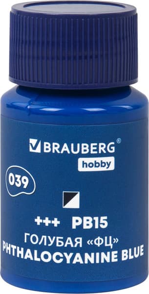 Акриловые краски Brauberg Hobby / 192410 3