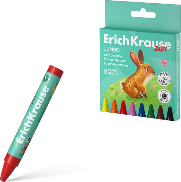 Восковые мелки Erich Krause Baby Jumbo / 62942 2