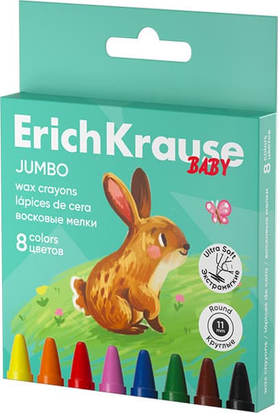 Восковые мелки Erich Krause Baby Jumbo / 62942