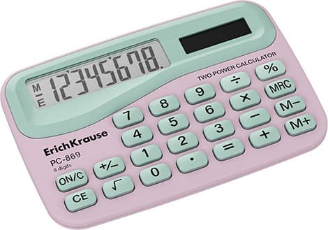 Калькулятор Erich Krause 8-разрядов PC-869 / 62748