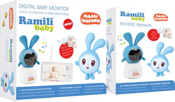 Видеоняня Ramili Baby RV100X2KROSH 3