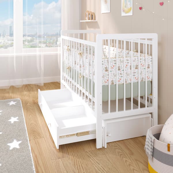 Детская кроватка Атон Baby Master Ariel 02 ящик-маятник ЛДСП 8