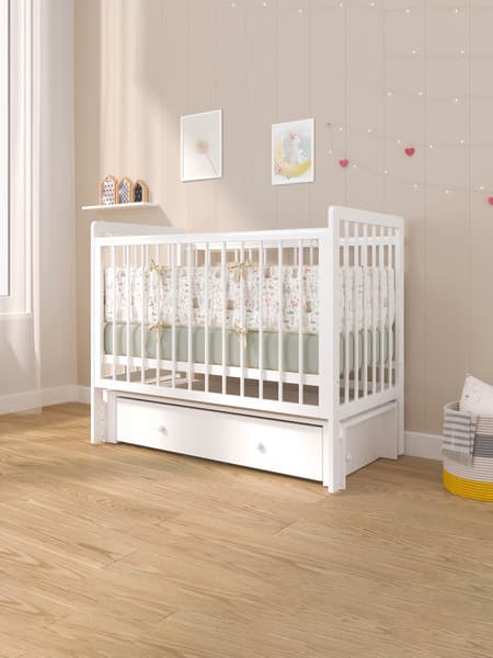 Детская кроватка Атон Baby Master Ariel 02 ящик-маятник ЛДСП 7