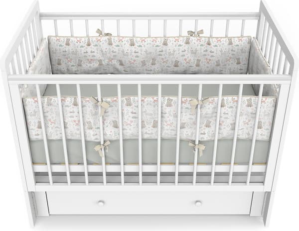 Детская кроватка Атон Baby Master Ariel 02 ящик-маятник ЛДСП 2