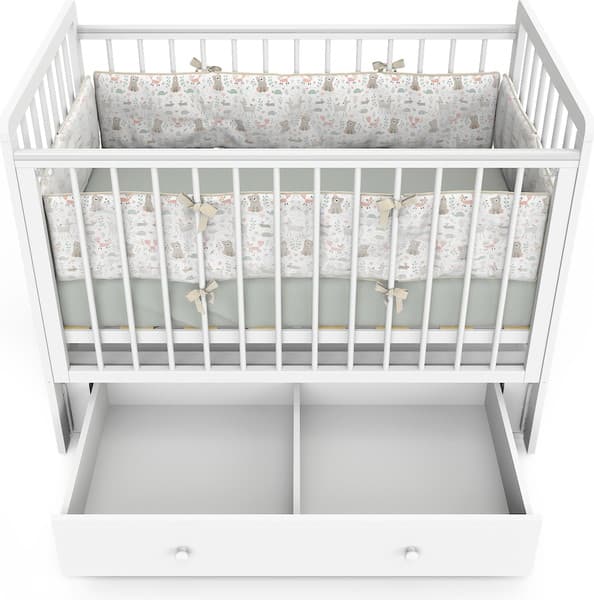 Детская кроватка Атон Baby Master Ariel 02 ящик-маятник ЛДСП 4