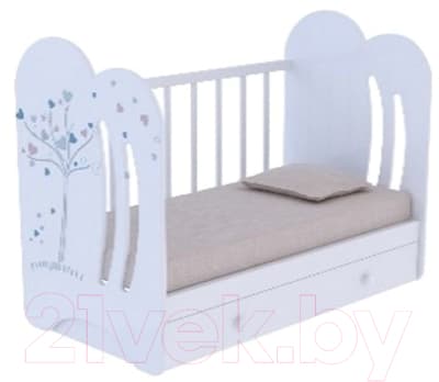 Детская кроватка VDK Wind Tree с маятником и ящиком 2