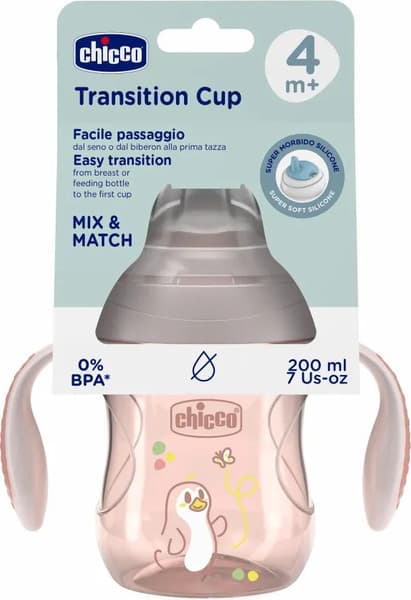 Поильник Chicco Transition Cup 4м+ / 00006911150000 5
