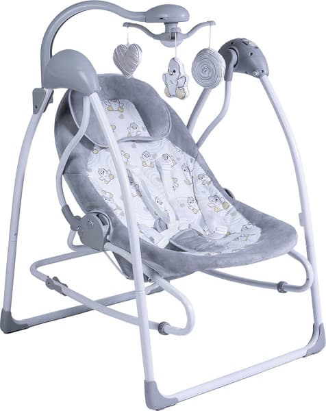 Качели для новорожденных Sweet Baby Pure Pinguino Grigio 2в1 8