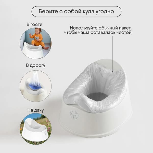 Детский горшок Kidzi Comfort Plus / KDZ6215GR 7
