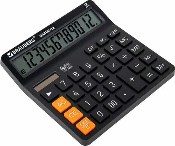 Калькулятор Brauberg Digital 12-BK / 272968 4