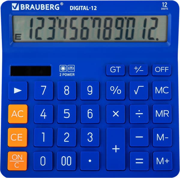 Калькулятор Brauberg Digital 12-BL / 272969