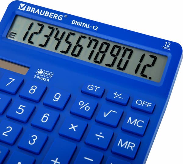 Калькулятор Brauberg Digital 12-BL / 272969 6