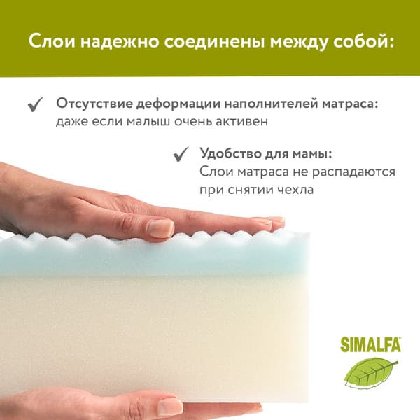 Матрас в кроватку Plitex Orto Fusion / ПМ-11/2 5