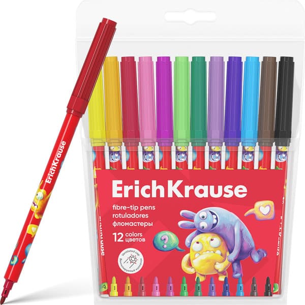Фломастеры Erich Krause Jolly Friends / 62938