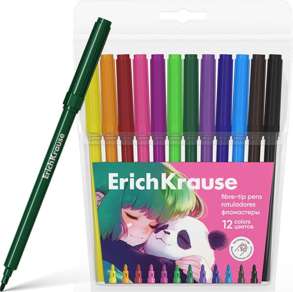 Фломастеры Erich Krause Panda Hugs / 62988 2