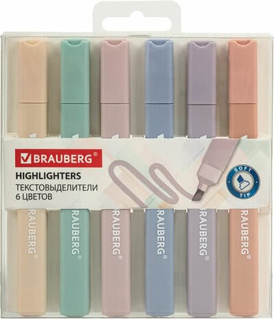 Текстовыделитель Brauberg Morandi / 152516