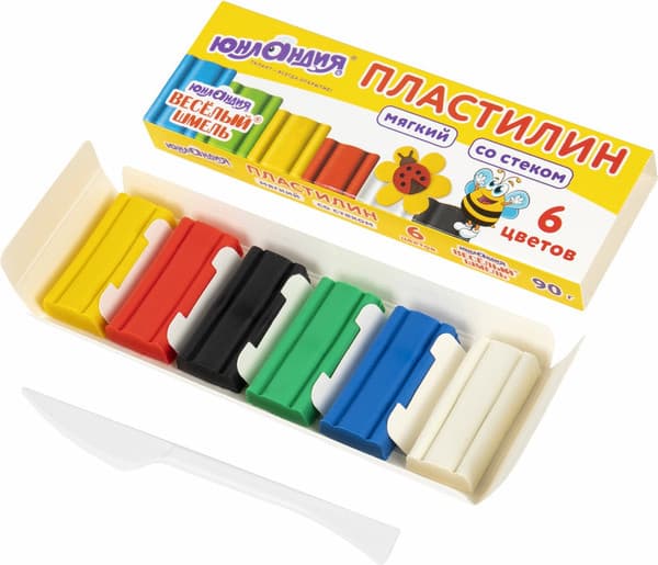 Пластилин Юнландия Мягкий Веселый Шмель / 106671 6