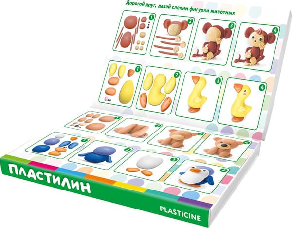 Пластилин Brauberg Kids классический / 106678 8